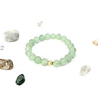 Aventurin Doğal Taş El Yapımı Bileklik – Şans, Huzur ve Duygusal Denge
