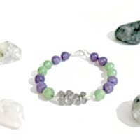 Aventurin ve Anjelit (Melek Taşı) El Yapımı Bileklik – Huzur, Şans ve Ruhsal Rehberlik